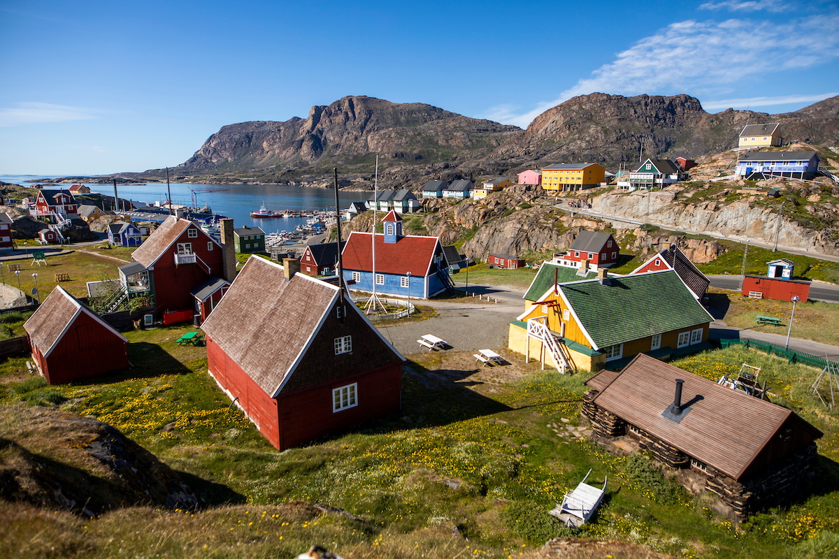 View Of Sisimiut In Summer. Photo Aningaaq Rosing Carlsen Visit Greenland