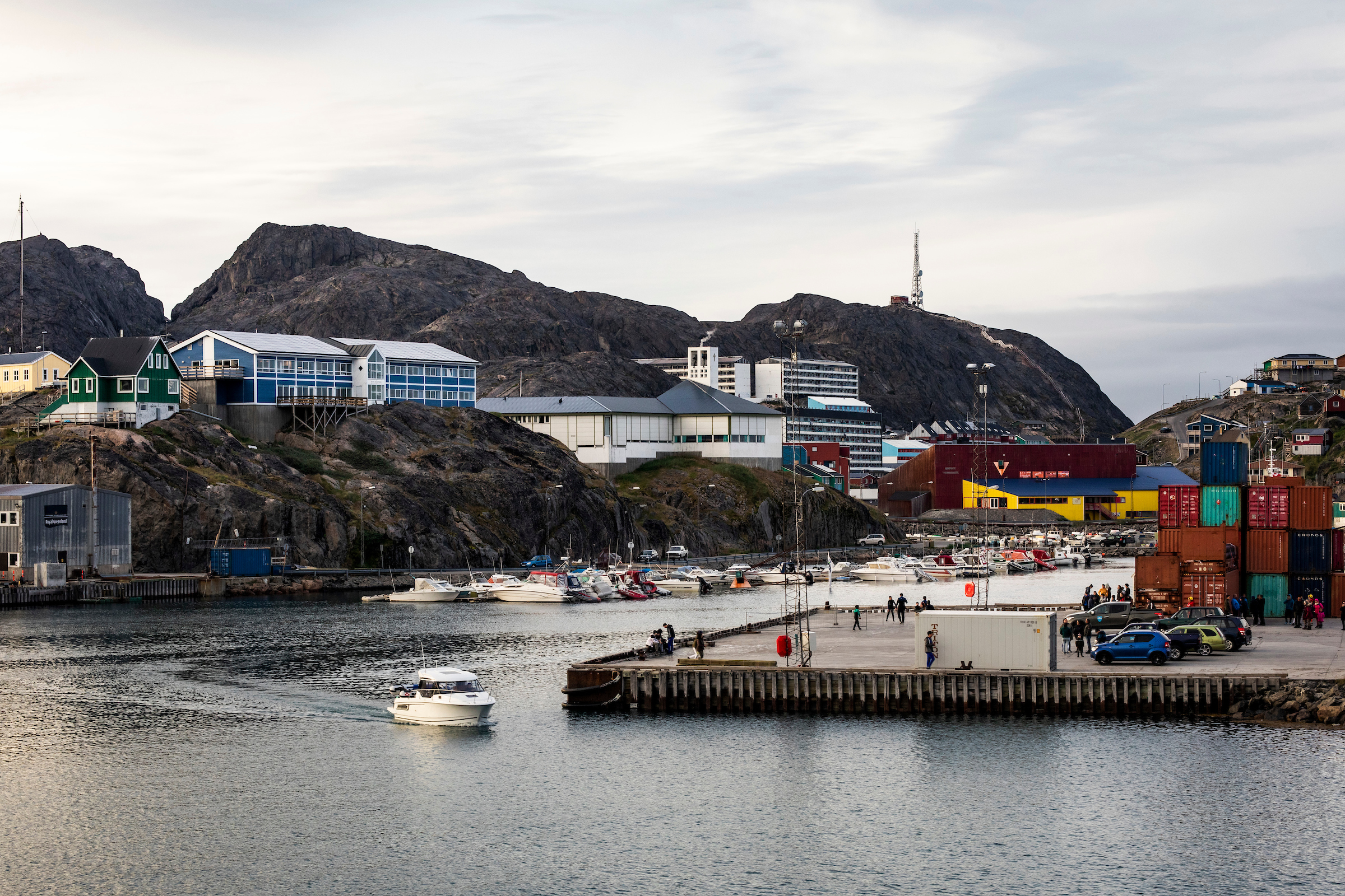 View over Maniitsoq Harbour